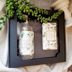 HOPIFICIO Hand Soap Set Made In Italy Milled All Natural In Classic Jasmine